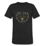 Bee Salt & Light - Unisex Tri-Blend T-Shirt - heather black
