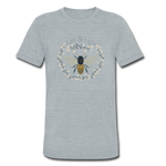 Bee Salt & Light - Unisex Tri-Blend T-Shirt - heather gray