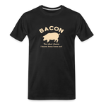 Bacon - Men’s Premium Organic T-Shirt - black