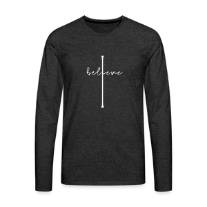 I Believe - Men's Premium Long Sleeve T-Shirt - charcoal grey