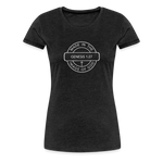 Made in the Image of God - Women’s Premium T-Shirt - charcoal grey